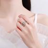 European & American Minimalist White Diamond Star Zircon Ring - Hot Selling Jewelry