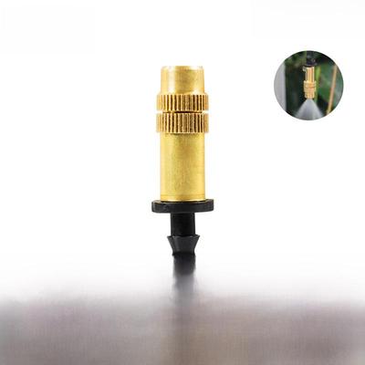 4/7mm Barbed Copper Atomizing Nozzle for Garden Irrigation and Cooling Systems