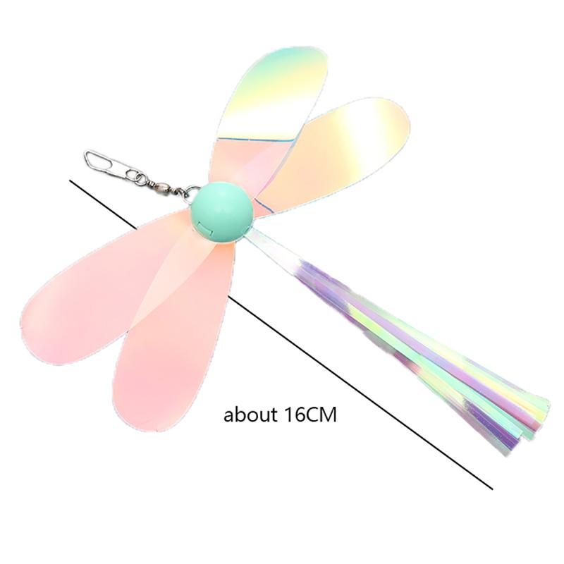 Cat Stick Feather Toys Indoor Cats Pet Toys Feather Replacement Head Cat Sequins Feather Teaser Cat Bell Balls Fuzzy Ball Toys
