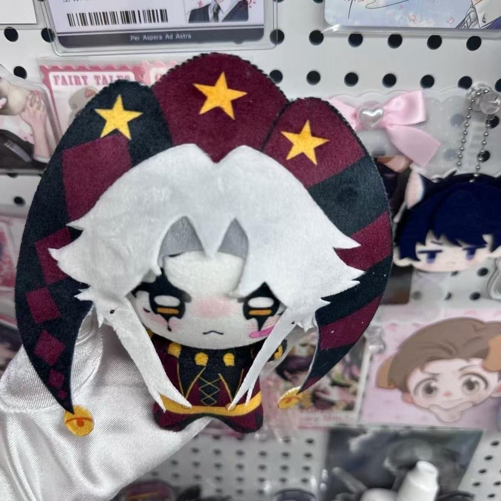 //New 10Cm The Freak Circus Freaks Pierrot Plush Anime Plush Pendant Backpack Keychain Accessories Doll Decora Christmas Gifts