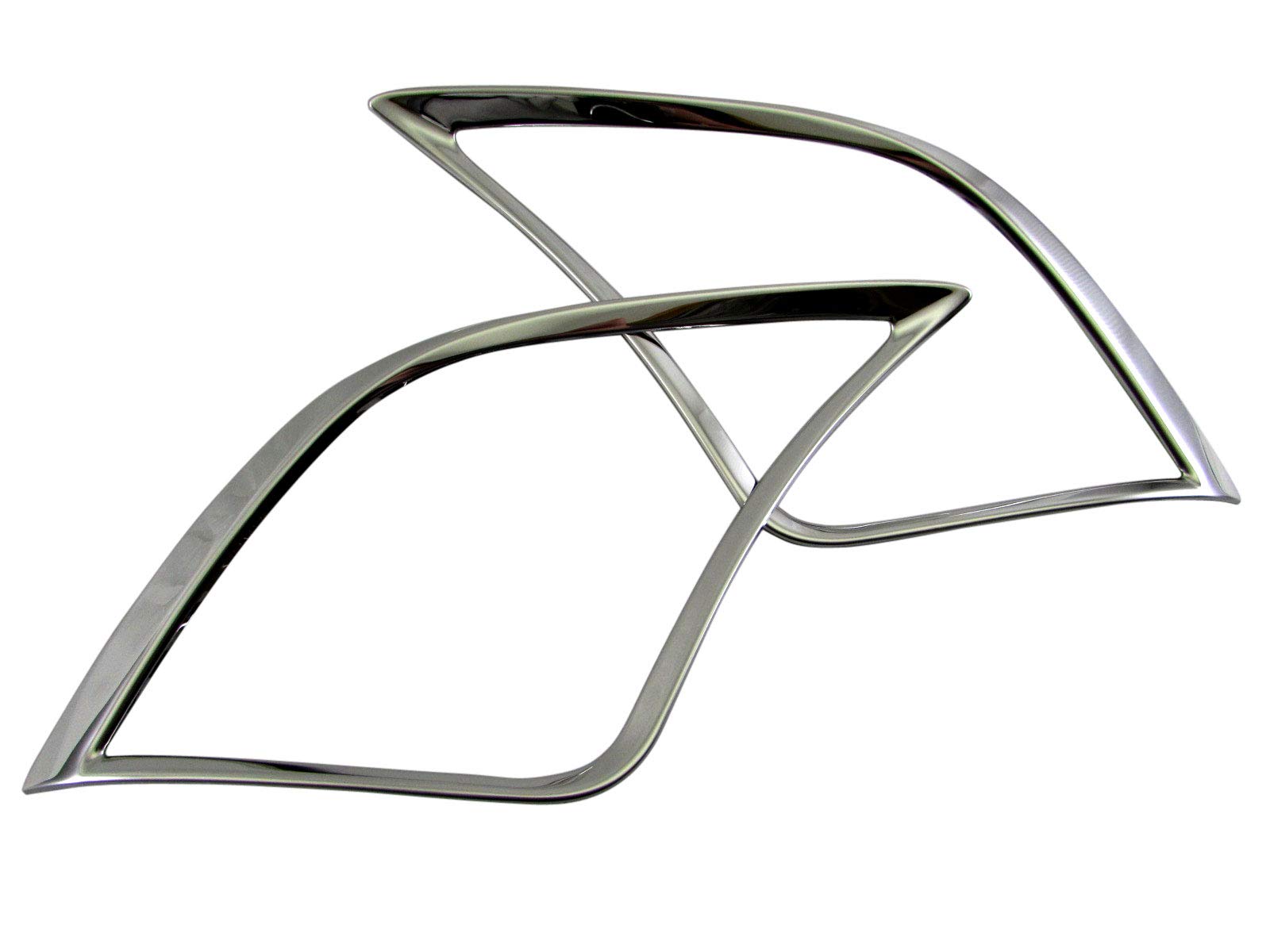 

BRIGHTZ Finish Stainless Steel Front Bumper Duct Ring for LS500h GVF GV F50 F55 50 55 LS500 LS 500 500h Ultra-Mirror (2-Piece Set) GVF50/GVF55