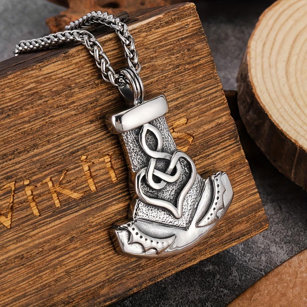 Ax Dragon Bone Chain Necklace Pendant 60CM(Necklace Long)
