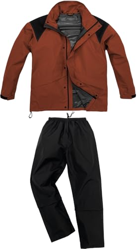 

Koshin Rubber B-1300 ODR Breathable Light Rain Suit, Red, Size L