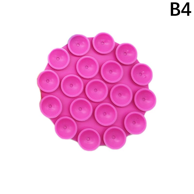 Double Side Silicone Suction Pad For Mobile Phone Fixture Suction Cup Backed Adhesive Rubber Sucker Pad For Fixed Pad