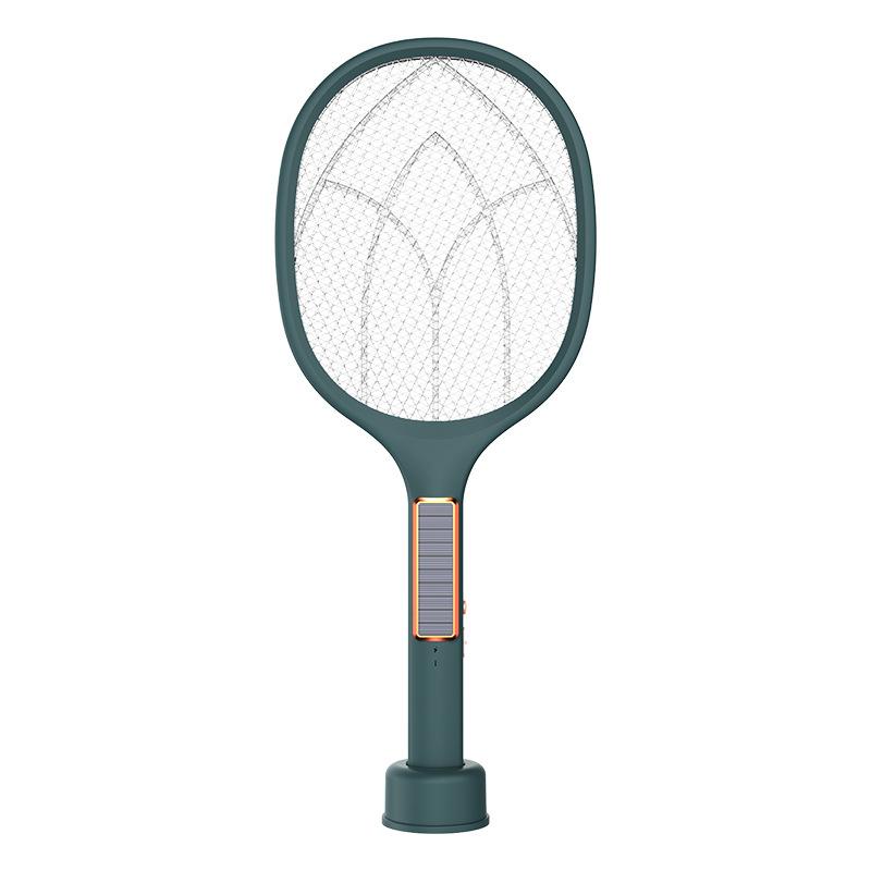 

Mata Mosquito Electrico 2022 Лето USB Солнечная панель Перезаряжаемая ошибка Zapper Raqueta Led Ультрафиолетовые электрические убийцы мух зелёный