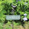 Durable Plant Support Stakes Retro Bird Garden Stake Metal Sign Rustic Iron for Gardening Yard Decoration with Stake Flower Bed Lawn Aged