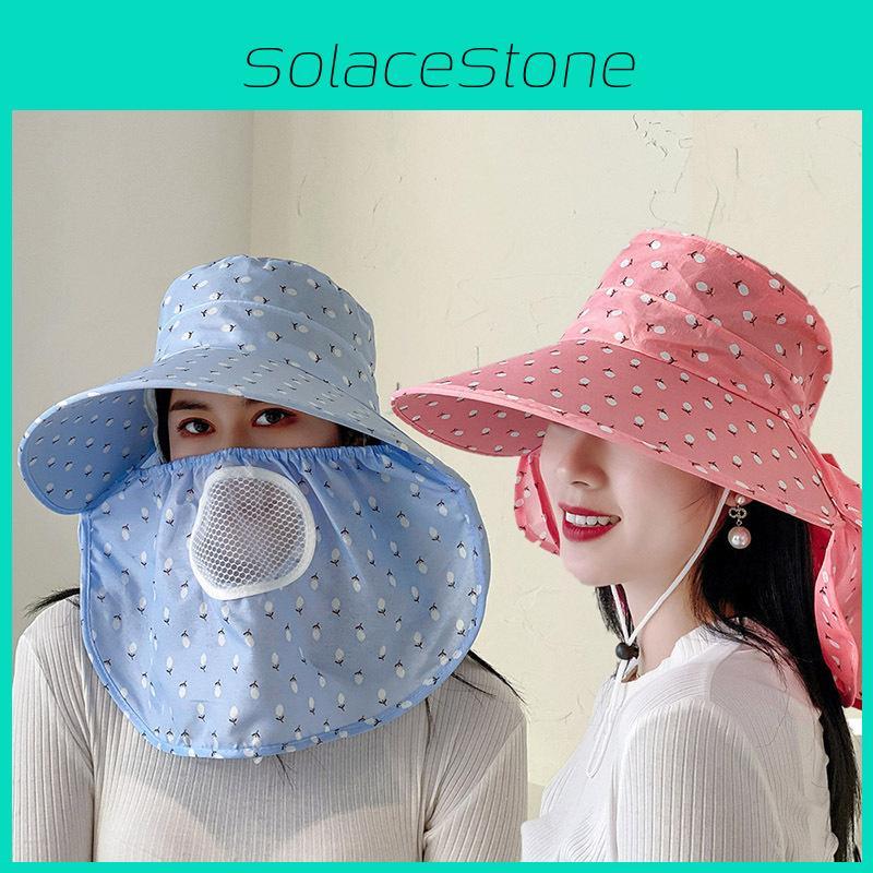 Trendy Summer Sun Hat For Women With Bow Breathable Uv Protection Use Outdoor