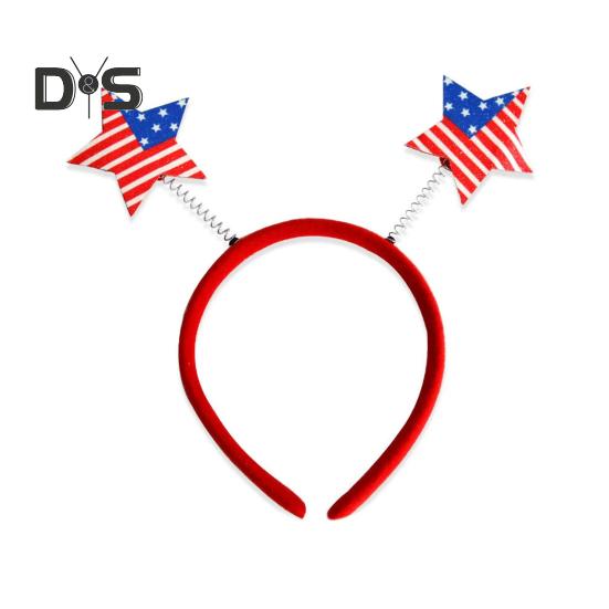 

1/15 шт., повязка на голову для вечеринки, повязка на голову с американским флагом, День памяти, День независимости, 4 июля, головной убор, аксессуар для патриотической вечеринки N