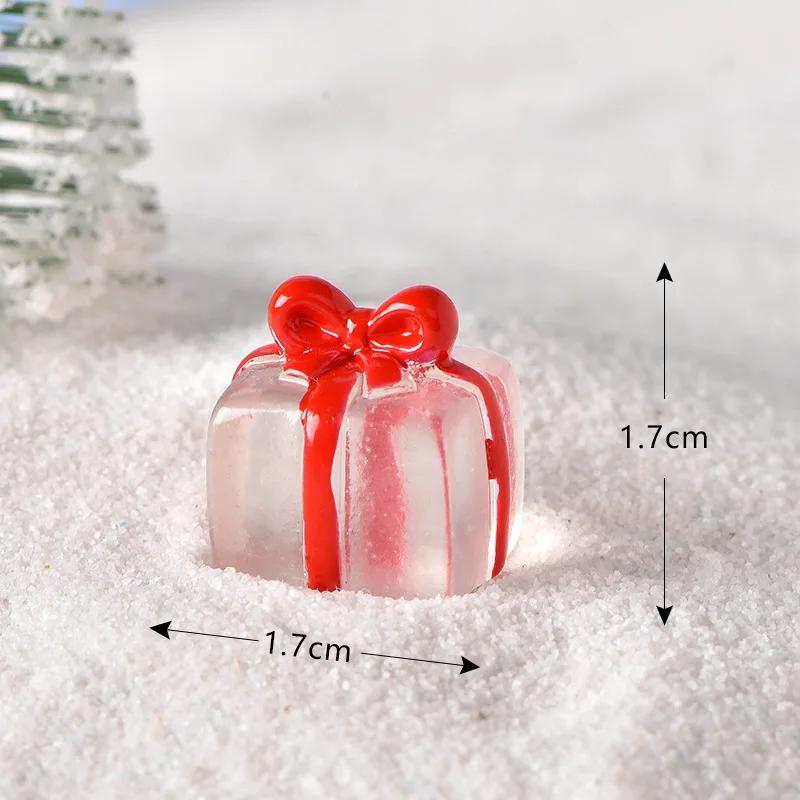 Christmas Decoration Ornaments Xmas Micro Landscape New Year 2026 Miniatures Home Decorative Santa Claus Figurines Home Decor