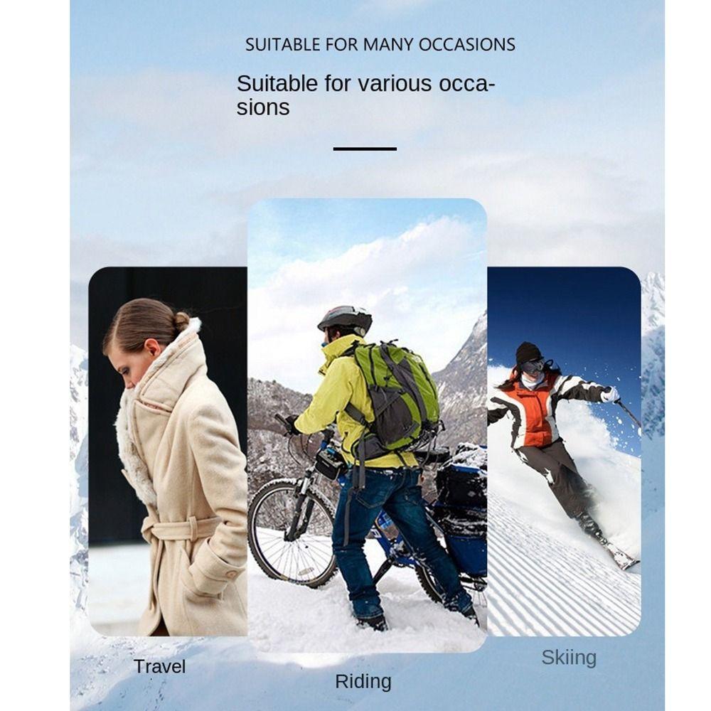Neck Warmer Windproof Face Mask Neck Tube Scarf Women Scarf Winter Neck Mask Cycling Face Scarf