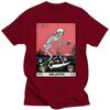 Handsome Mens Death Tarot T-shirt Short-Sleeve Cotton Tshirt Major Arcana Halloween Spooky Skeleton Creepy Tees Shirt Apparel
