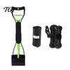 Portable Dog Walking Accessories Pooper Scooper, Pet Waste Cleanup Tool with 20 Bags, Foldable Scooper for Dogs Carry Case, Yard, Lawn, Outdoor