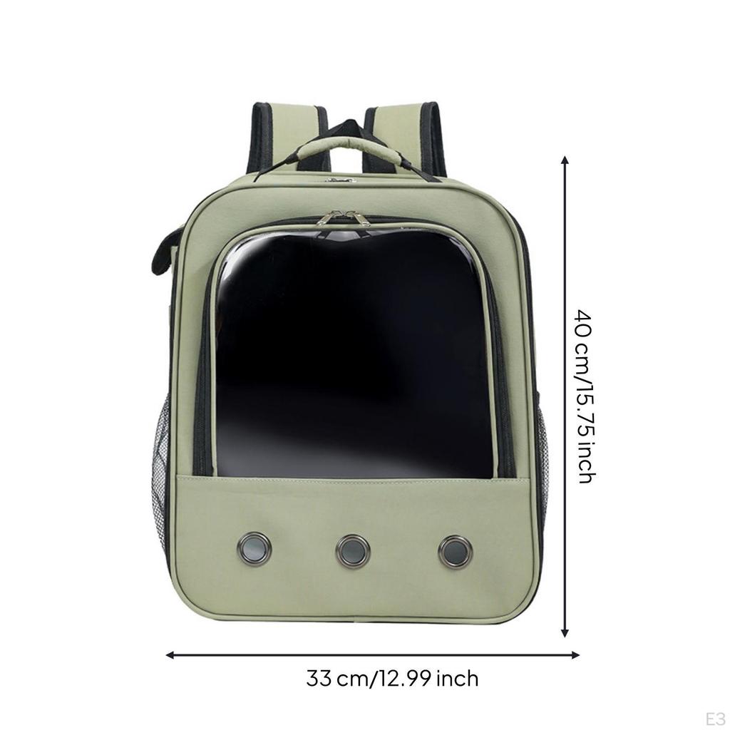 Pet Carrier Backpack with Window Ventilated Cat Breathable for Cats, Small Dogs, Travel,