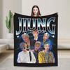 P1Harmony Cartoon Members Kpop Collage Blanket Flannel All Season  Breathable Warm Throw Blankets for Sofa Couch Rug Piece