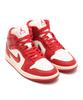 HJ9337-106 Nike Women's Air Jordan 1 Mid SE Sail Varsity Red Team Red (Women's)