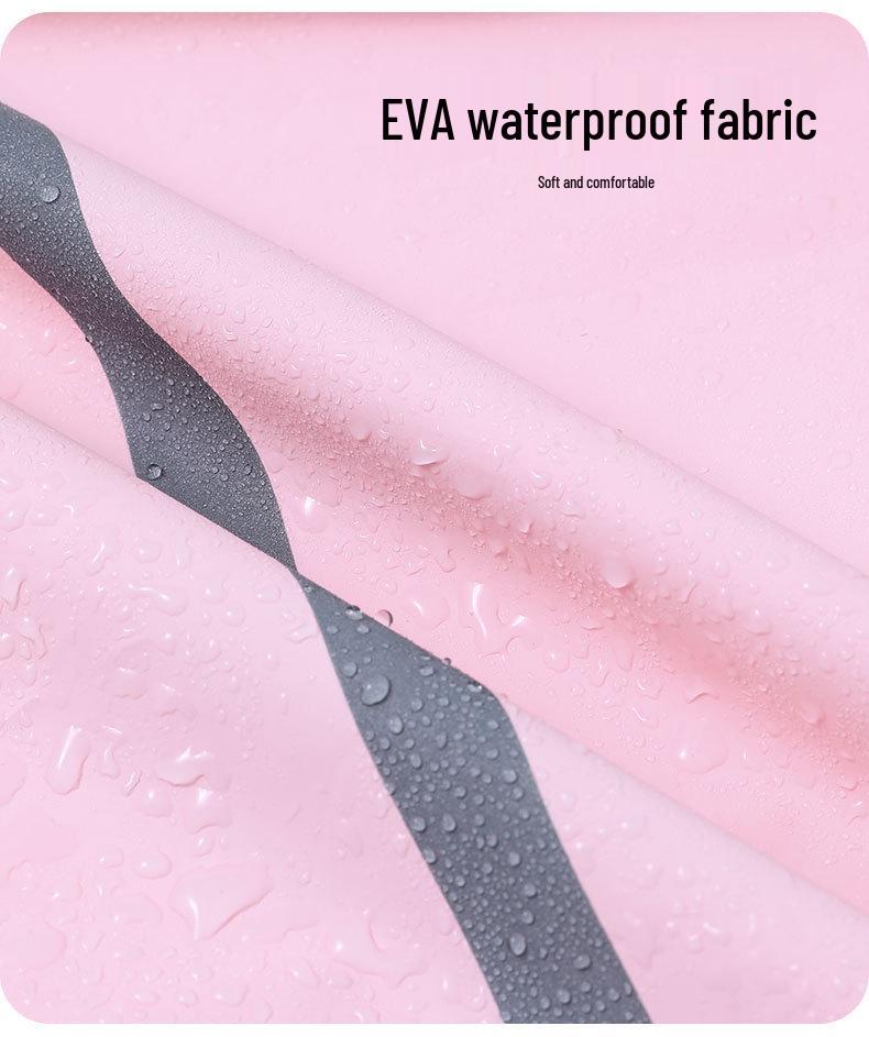 Children's Full-Length Waterproof Bicycle Raincoat with Backpack Cover, Ages 5-12