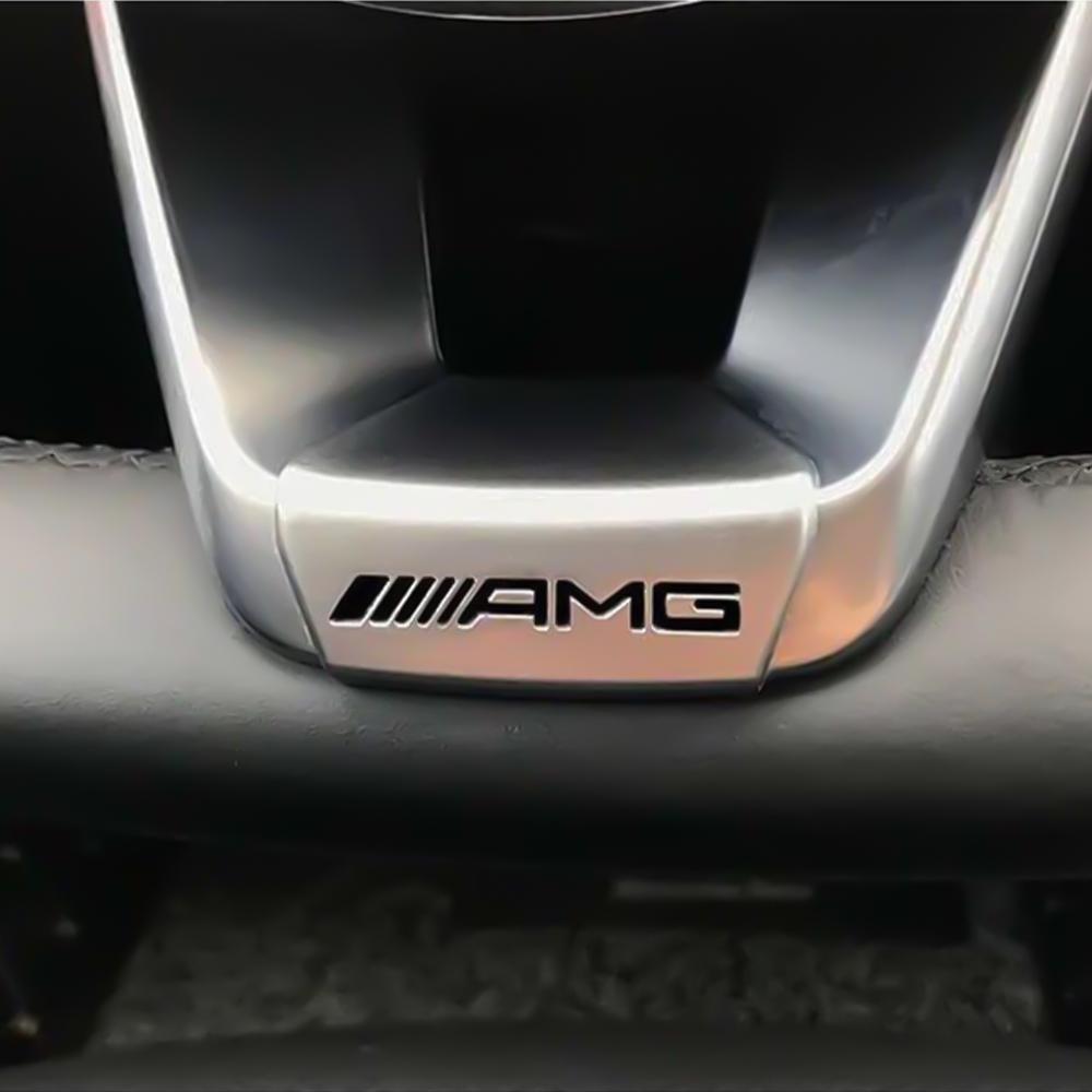 Car ABS Steering Wheel Interior Sticker Badge Decal Styling For Mercedes Benz W164 S320 W203 W204 W168 C180 E320 A200 CLA CLK ML