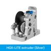 HGX-LITE Dual Gear Extruder Hard Steel High Speed Motor Wear Resistant Compatible with CR10 CR10S Ender3 V2 VORON 3D Printer Kit