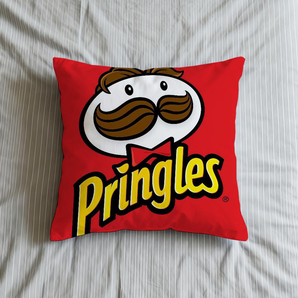 P-PringleS-ES Cushion Cover Soft Case Sofa Living Room Bearded Home Comfortable Office Decor Protective Pillow