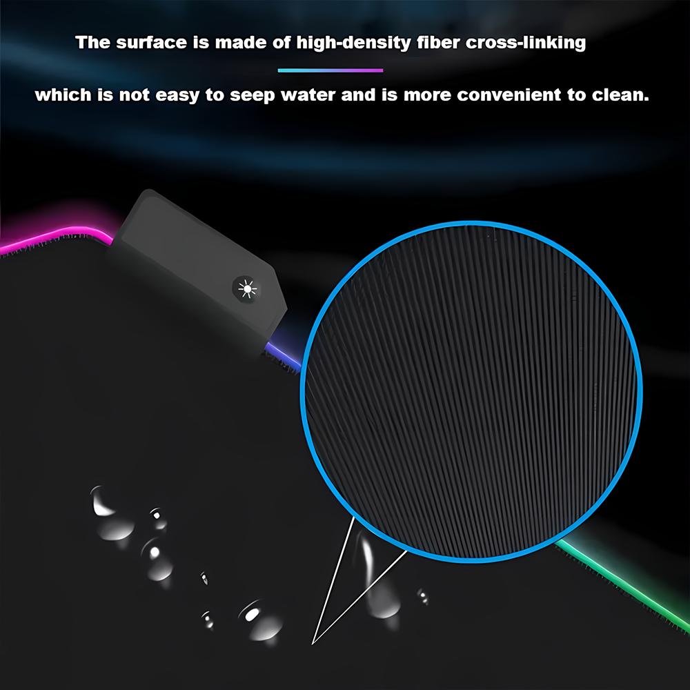 Beach Sunset Mouse Pad Animation Games Beautiful RGB Gaming HD Gamer LED Light XXL MousePads PC Computer Pad Non-slip Decor