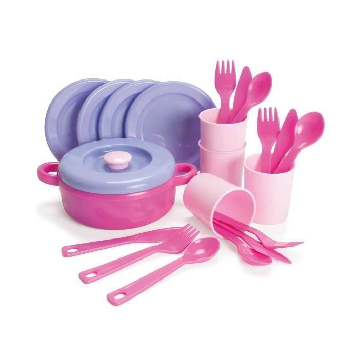 Assiette De Service - DANTOY - 4397 - 22 Pièces - Rose - Accessoires De Cuisine