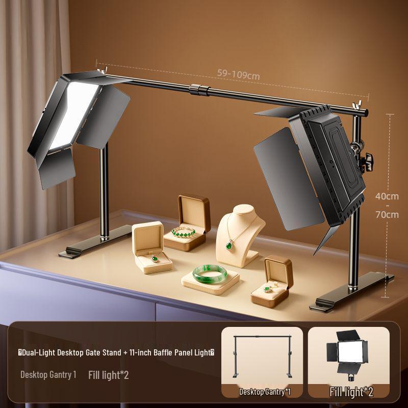Broadcast Fill Light: LED Desktop Top Light for Live Room Photography and Professional Lighting