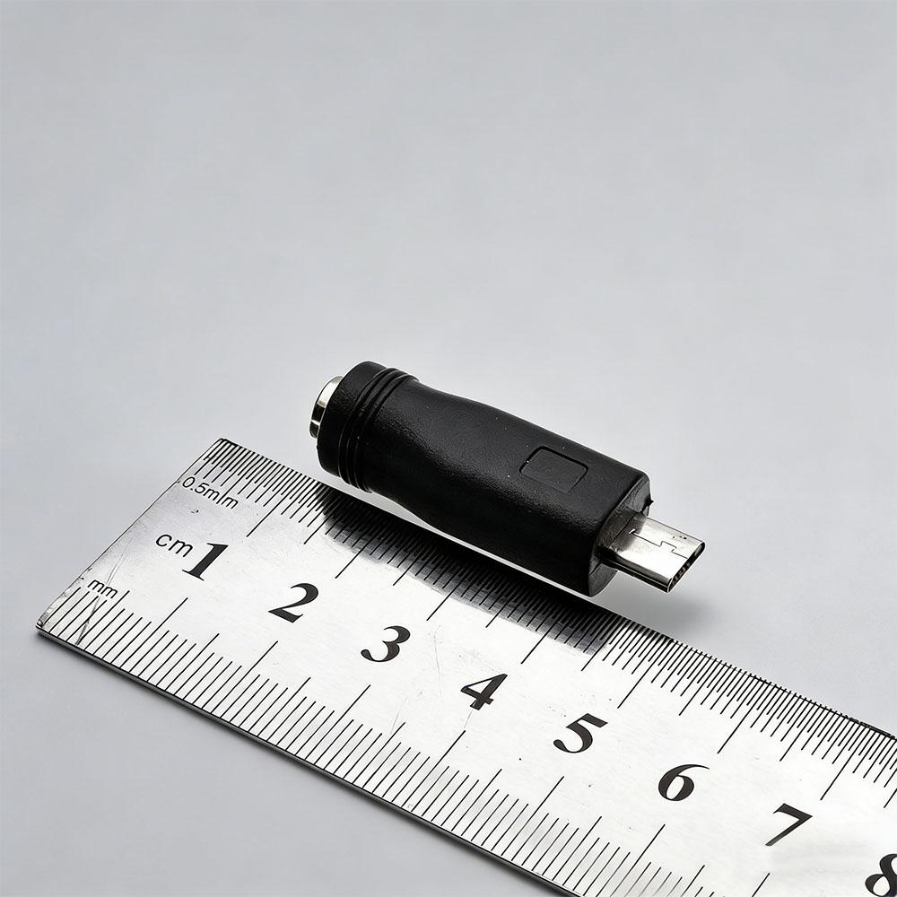 1PCS DC Plug 5.5x2.1mm To Type-C Miro USB Power Supply Connector Jack 5V Female Male USB C to 5.5*2.1 MM Adapter Plug