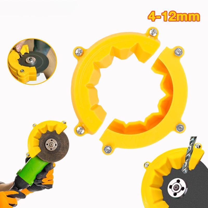 Multi-Spec Grinding Aid for Drill Bit and Angle Grinder