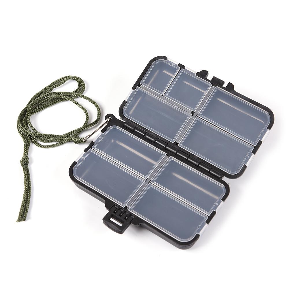 Boîte de Pêche Boîte de Pêche à la Mouche Boîte pour Spinner Baits Minnows Poppers 9 Compartiments