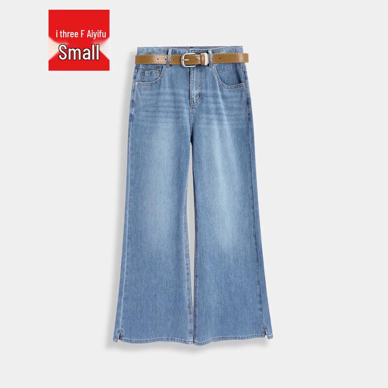 IEF Petite Korean Retro Denim Flare Pants M