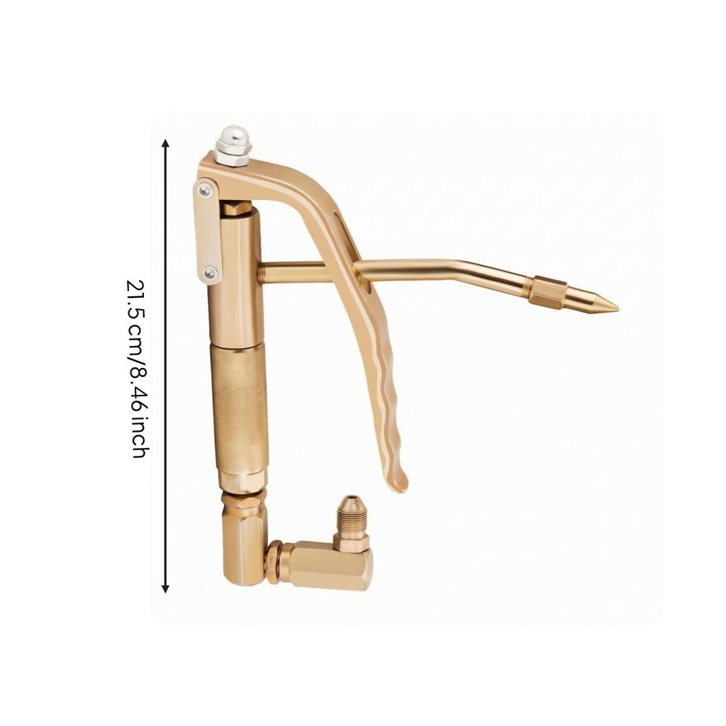 Angled Oil Head with Nozzle | Professional, Heavy Duty, for Machinery Maintenance Universal Iron Gun