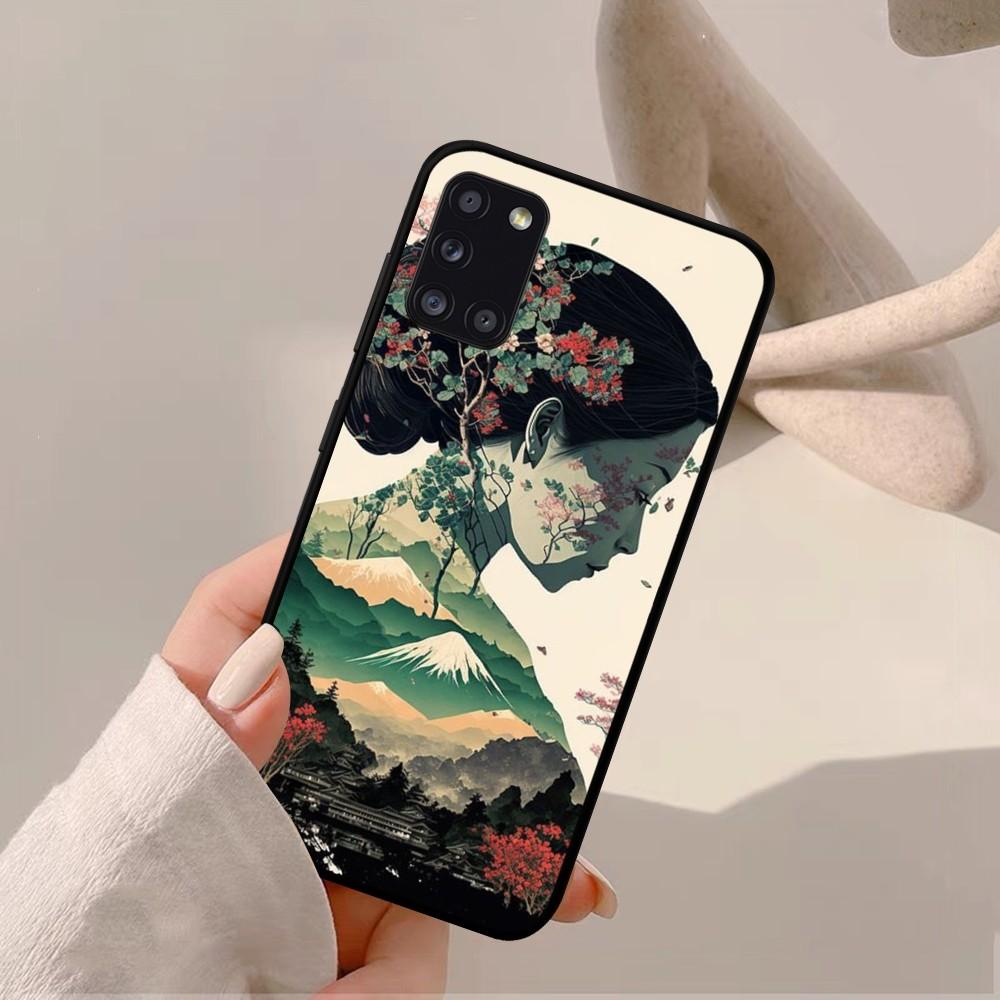 Japanese Style Art Phone Case For Samsung A 10 11 12 13 20 21 22 30 31 32 40 51 52 53 70 71 72 73 91 13 Shell