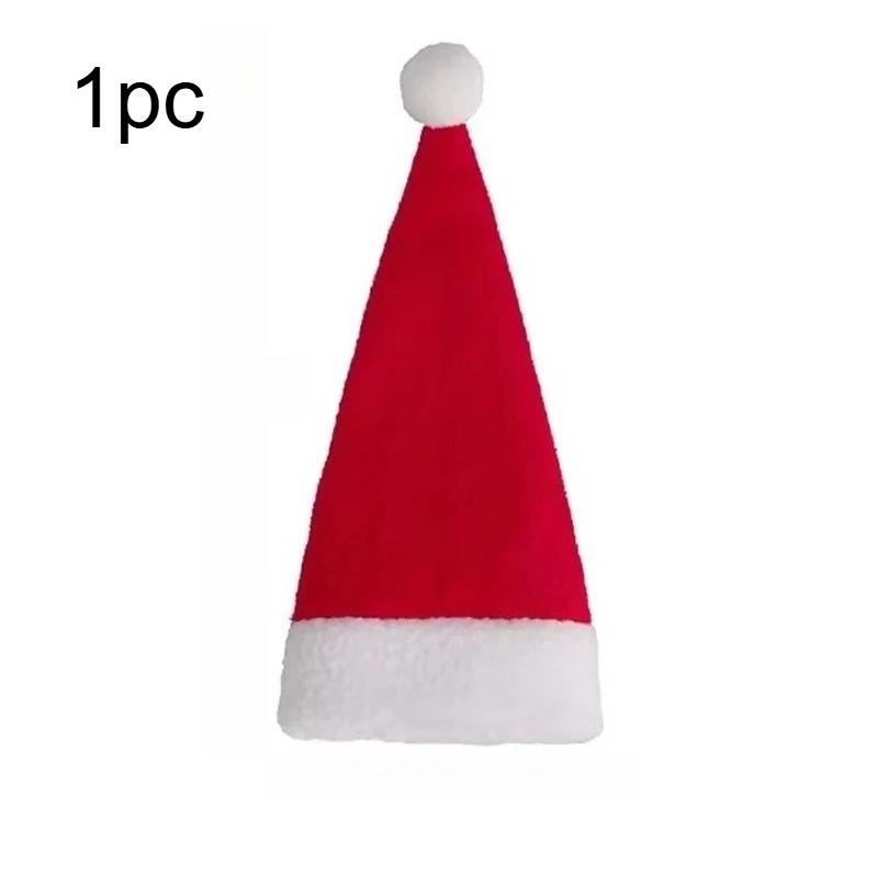 1/3/5/10/20/50/100PCS Christmas Decoration Tableware Holder Bag Christmas Hat Fork Knife Cutlery Bag Xmas Home Kitchen Decor Ornament Navidad New Year
