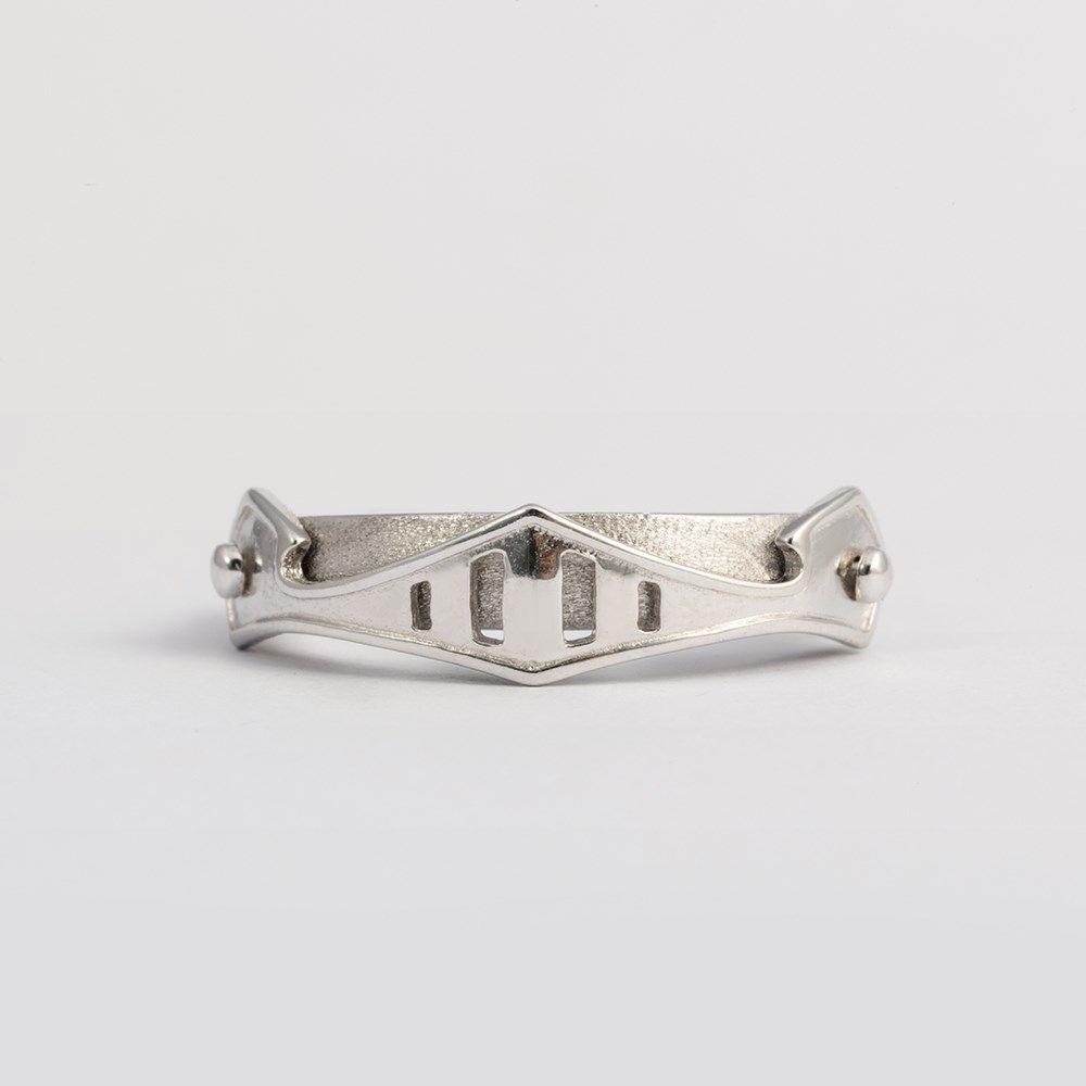 Princess Knight Couple Rings: Chinese Style Fossilized Tooth Design, Fashion Trend, Student Accessories, Non-fading Gift.