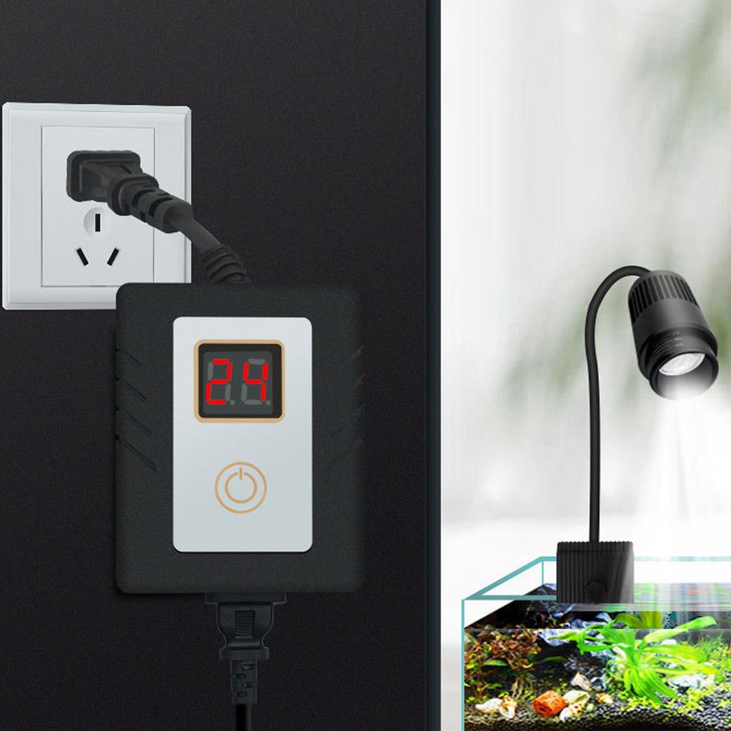 Temporizador Automático Enchufable Controlador de Tiempo Con Pantalla LCD Para Decoración Festiva Hidroponía Compatible 110-220V
