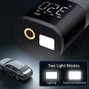 Tyre Inflator With LED Light 2000mAh Rechargeable Tire Air Compressor With Digital Display Automatic Shut Off Electric Tyre Pump