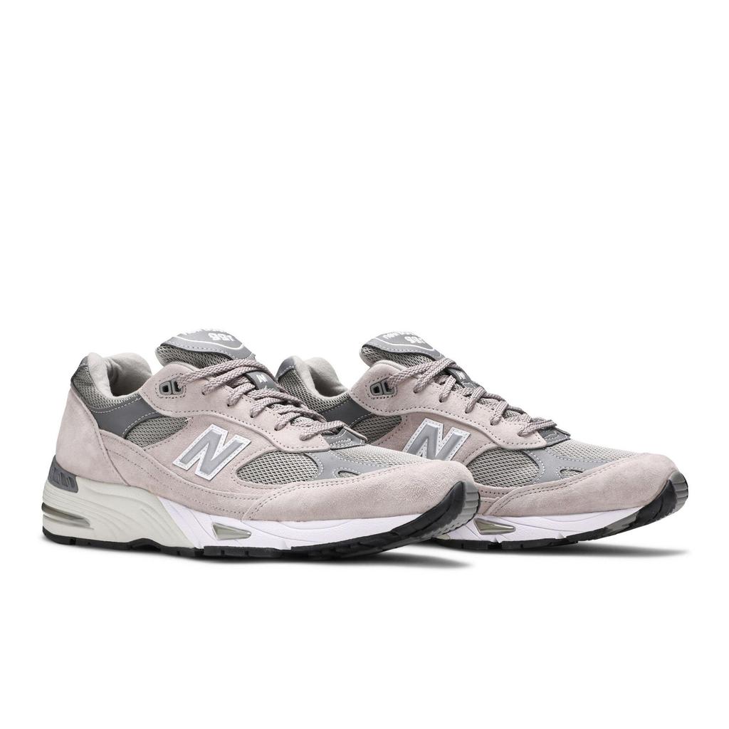 New Balance Men's 991 Made in England 'Grey White' (Unisex) Grey / White Running Shoes M991GL