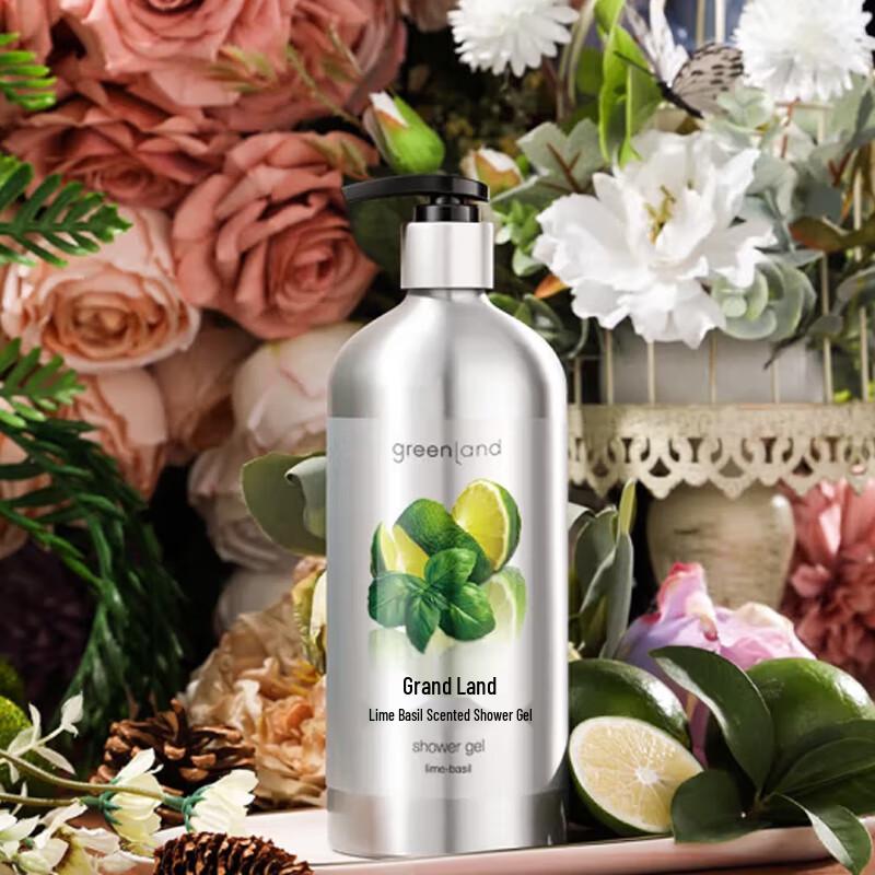 Grange Earth Lime Basil Shower Gel