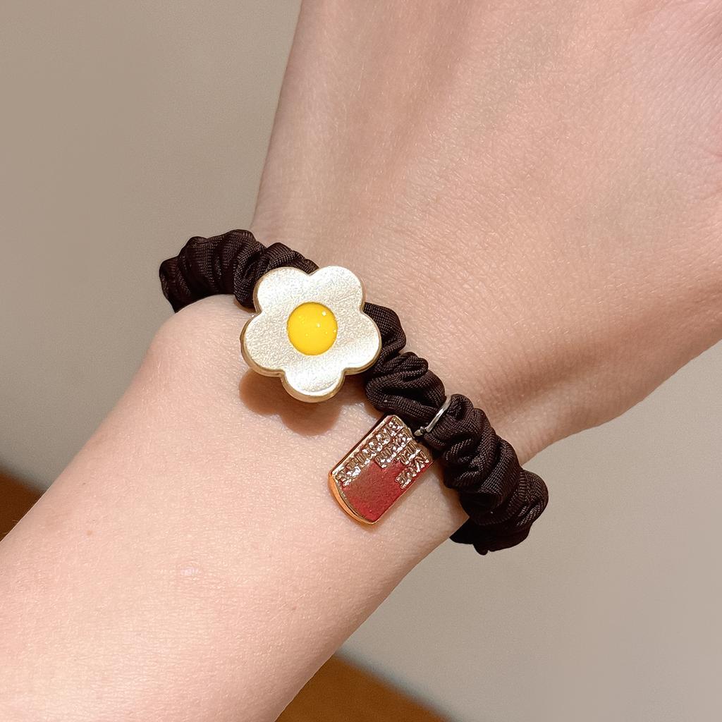 Luxury-luxurious Style Flower Hair Band Hair Tie for Women To Style Their Hair Elastic Band Hair Accessory with High Appearance Level