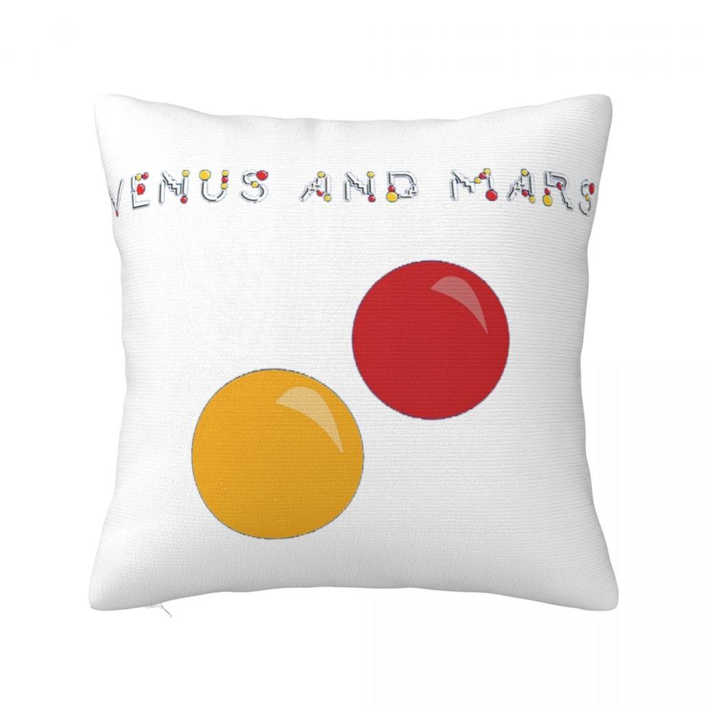 Venus And Mars Minimalist Album Cover Square Pillowcase Pillow Cover Cushion Zip Decorative Comfort Throw Pillow for Home Car