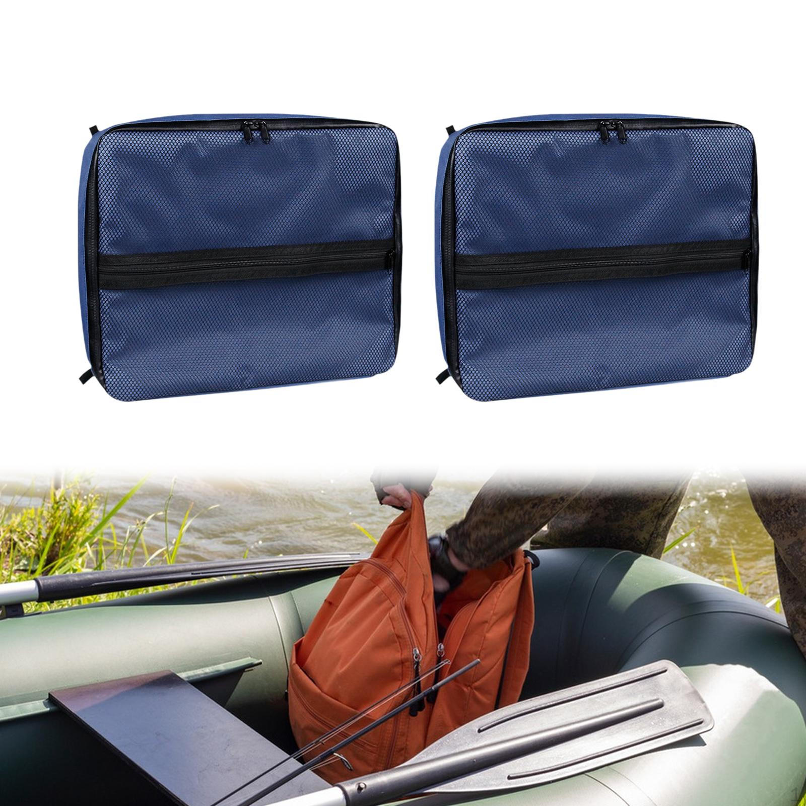 

Сумка-холодильник для байдарки з 2 предметів Сумки для зберігання дощок для серфінгу Палуба з ізольованою сітчастою кишенею для синій