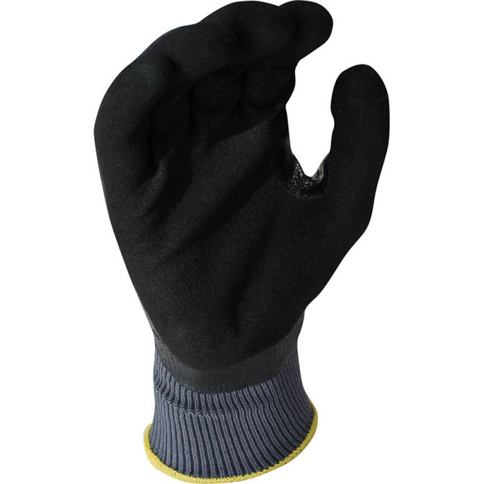 Gant De Travail Nylon/Nitrile Noir - Taille 9 - Imperméable & Résistant - 80817