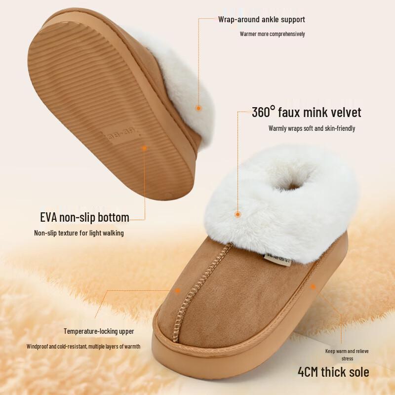 Grace Women's Full-Heel Winter Warm Shoes