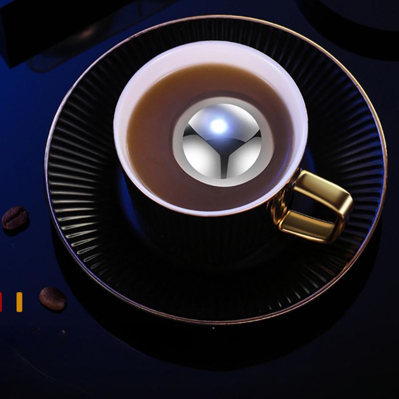 2pcs Whiskey Large Ice Ball Mold Set - Stainless Steel Metal - Freezing Chilled Whiskey Stones - Non-Melting Ice Cubes