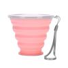 Silicone Foldable Cup with Hook: Versatile Water Cup with Lid