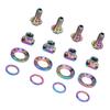 16PCS Road Bike C Brake Clamp Screw Kit Ti Alloy Lightweight C Brake Clamp Screw Bolt Set for R8000