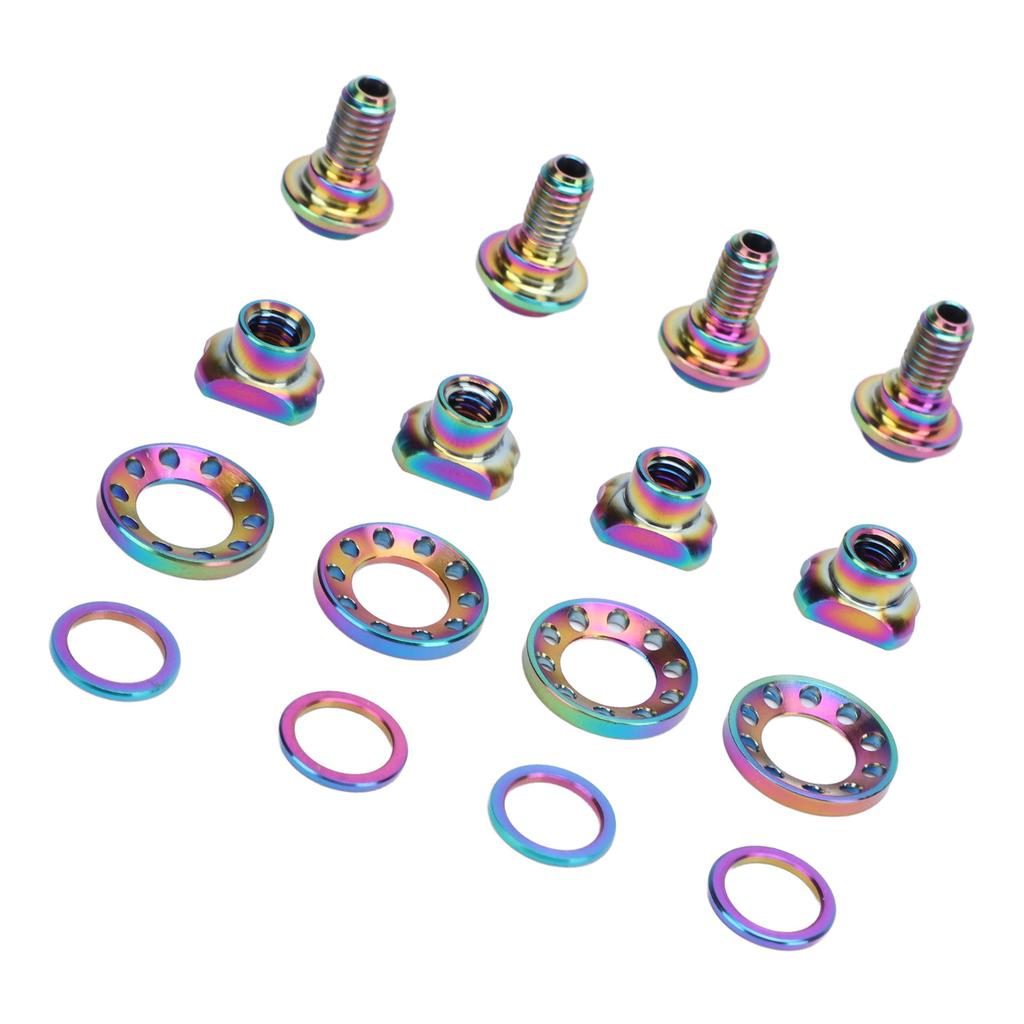 16PCS Road Bike C Brake Clamp Screw Kit Ti Alloy Lightweight C Brake Clamp Screw Bolt Set for R8000