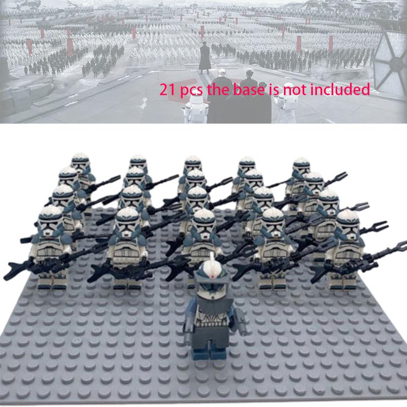 Pcs Star 21 War Building Blocks Clone Troopers Roman Soldier Commander Figure