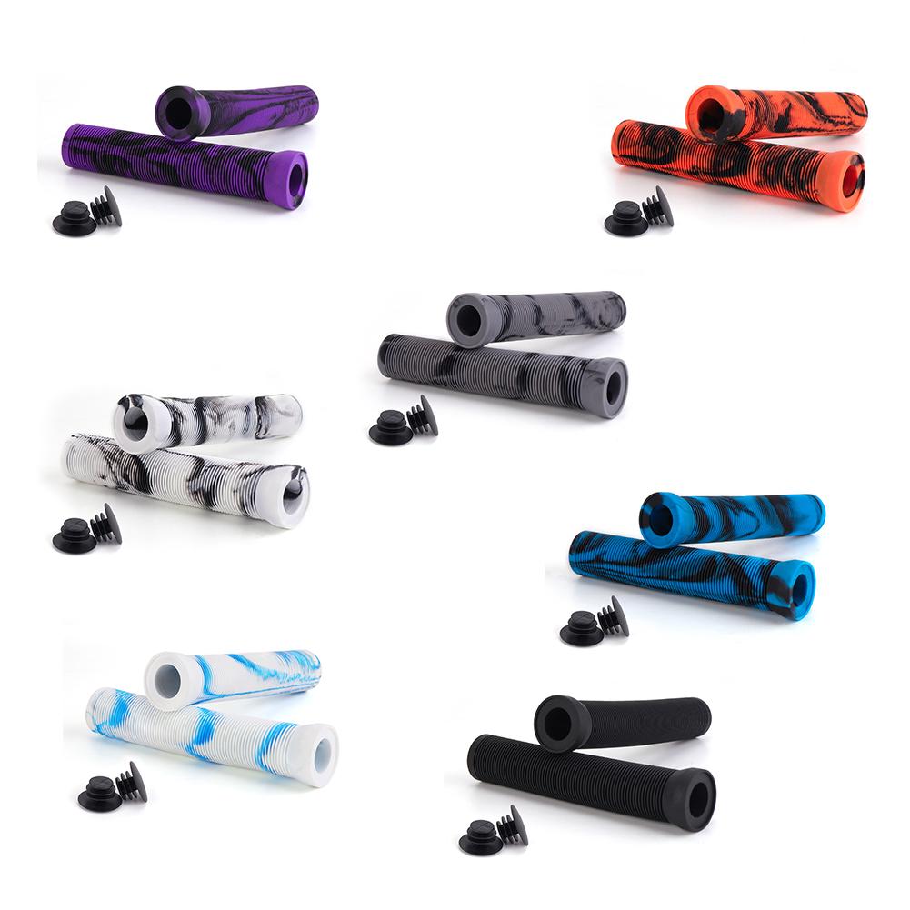Punhos de Scooter Punhos de Bicicleta Cobertura de Guidão de Borracha Antiderrapante Para Guidão de 22,2mm Punhos de Scooter Guidões de Bicicleta BMX 1 Par