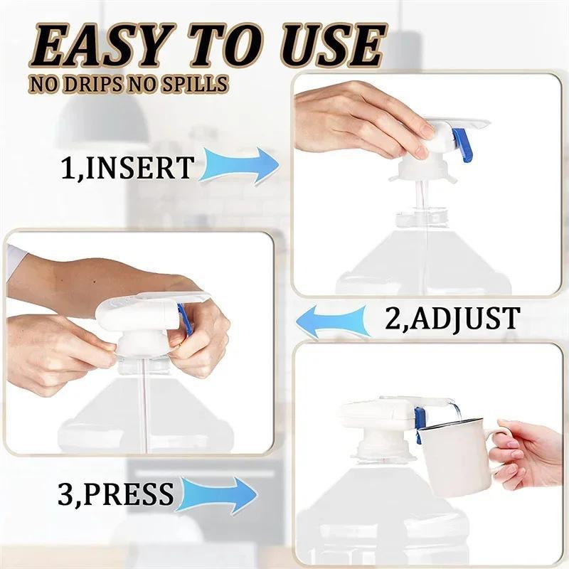 Fully Automatic Suction Pump Anti Overflow Straws Mineral Water Bucket Suction Tool Automatic Beverage Straw Beverage Dispenser